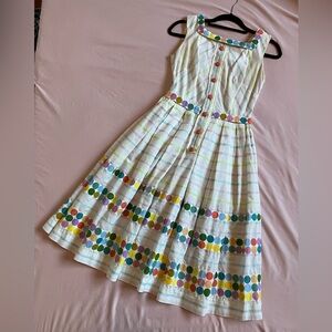 Vintage Leo-Dance Party Dress